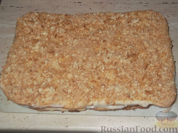 Сметанный пирог Мука - 3 стакана Сметана - 500 мл Сахар - 1,5 стакана (по вкусу) Сода - 0,25 ч. ложки Соль - 0,25 ч. ложки Масло (сливочное) - для смазывания противняСметану смешать с сахаром и